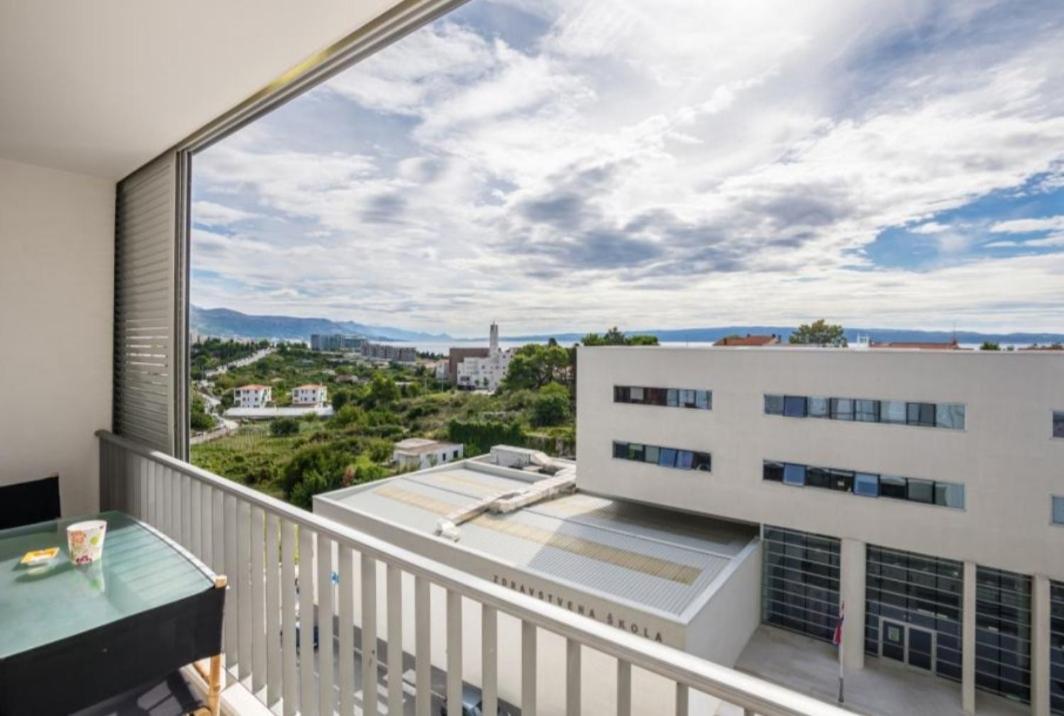 Allora Apartment With Panoramic Sea View Split Bagian luar foto